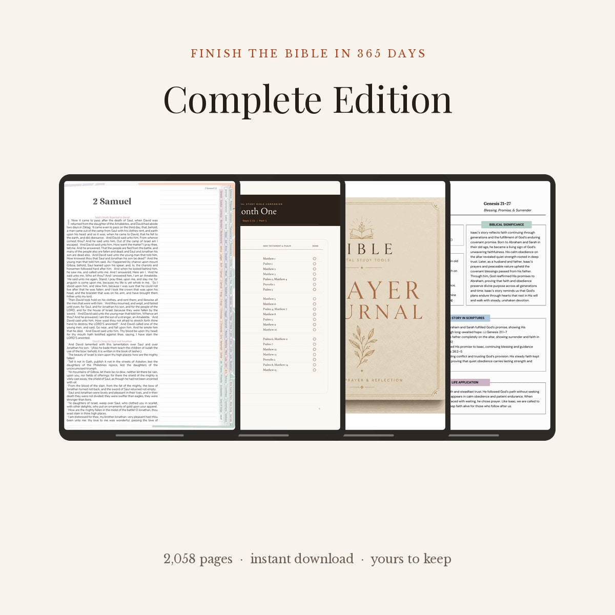 Finish the Bible in 365 Days · Complete Edition